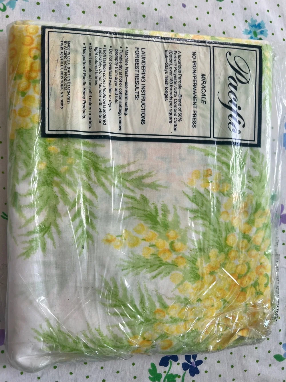 Pacific Vintage Twin Sheet 50/50 French Mimosa